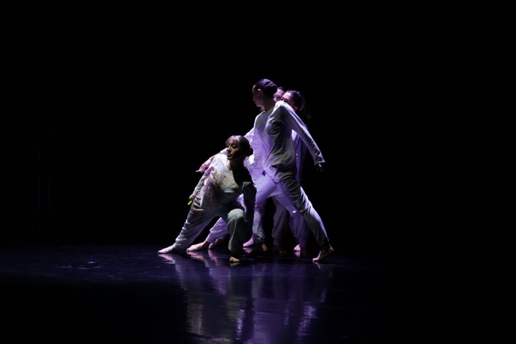 NACHMO LA 2026 - Diane Della Anderson, Aerica Goetten, Ermioni Har, Cassidy Kittredge, and Melody Wilson in "Stay In The Lines" choreography by Marissa Mahoney - Photo by Gregory M. Kasunich.