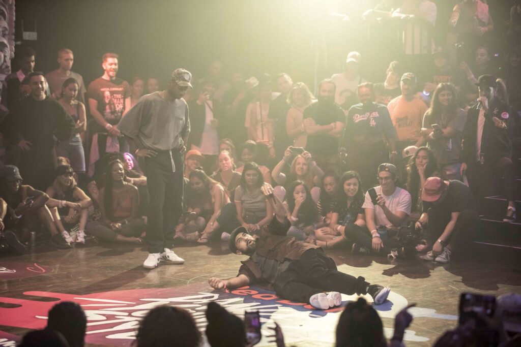 Boogie Frantick on floor - Photo courtesy of the artist.