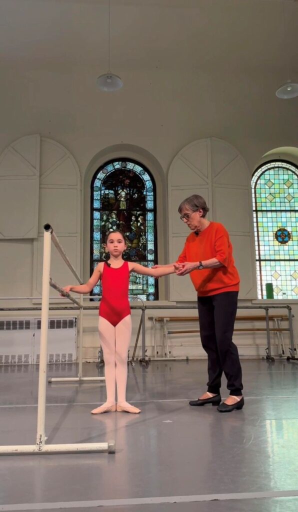 Diana Byer teaching Cecchetti - Photo courtesy of the artists.