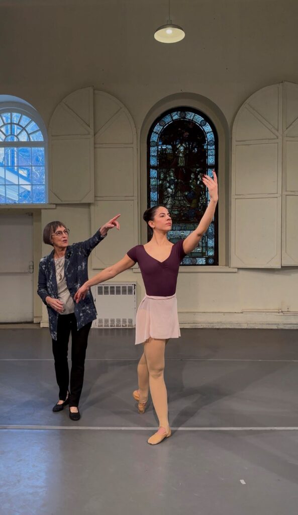 Diana Byer teaching Cecchetti - Photo courtesy of the artists.