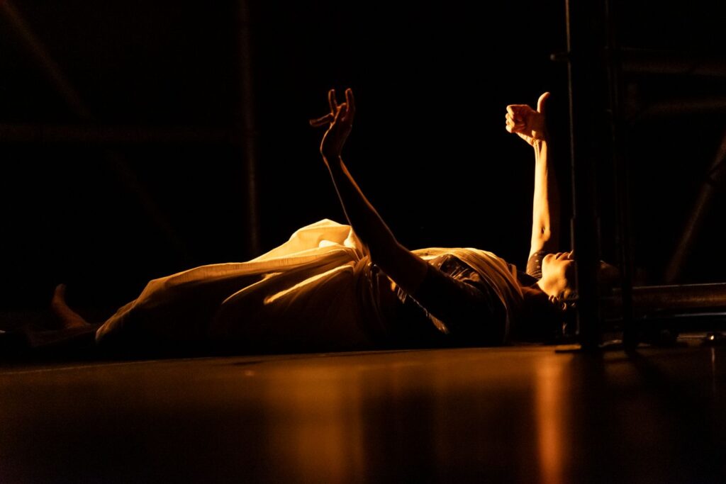 Mythili Prakash in "She's Auspicious" - Photo by Brian Hashimoto.