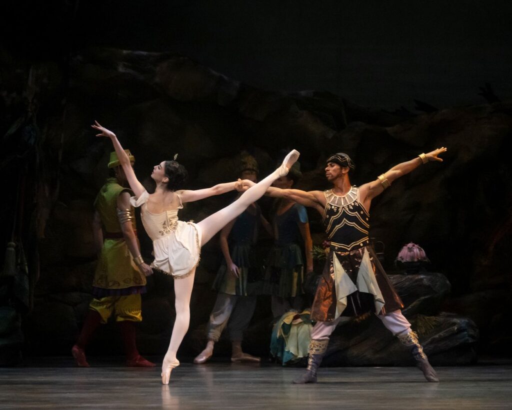 Chloe Misseldine and Jose Sebastian in ABT's "Sylvia" - Photo by Nir Arieli.