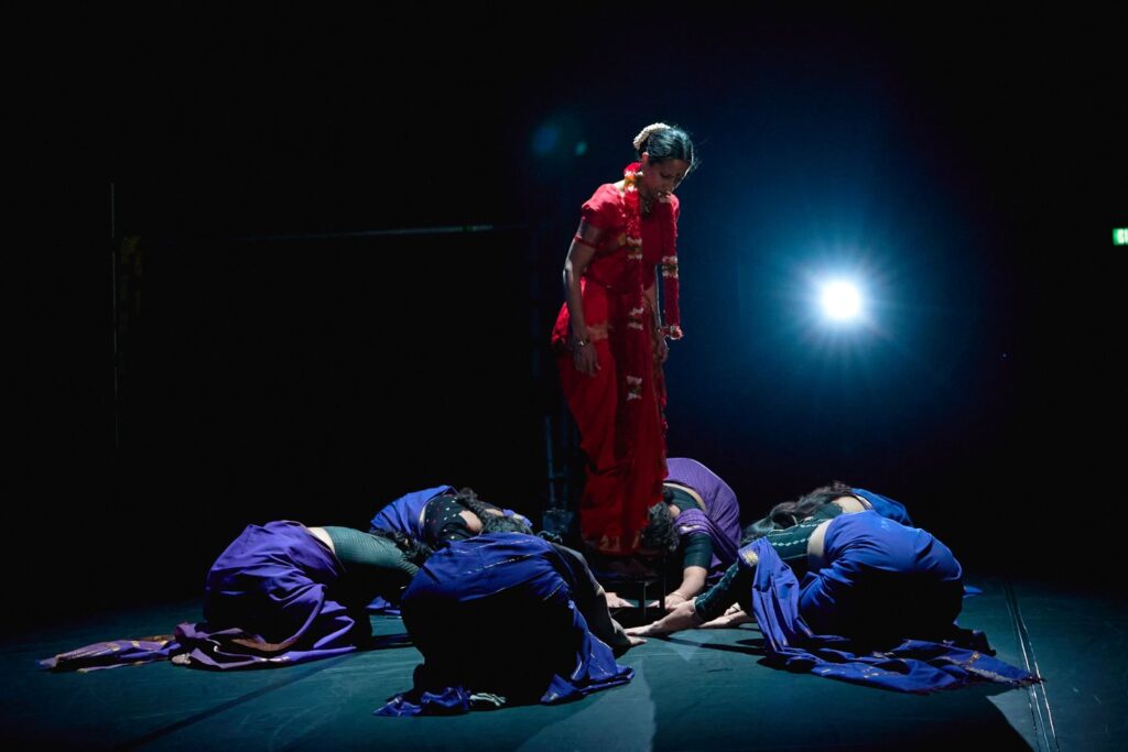 Mythili Prakash in "She's Auspicious" - Photo courtesy of BroadStage.