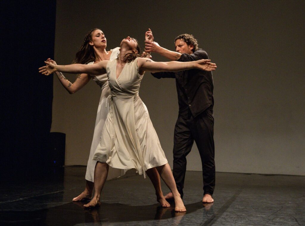 “If I Could Only Warn the Younger Me” choreography by Sean Greene - Performed by Ari Loeb, Denali Huff and Mara Hancock - Photo by Sofia Lareau.