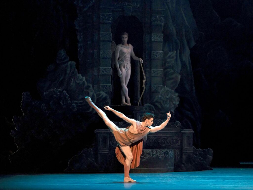 Jake Roxander and Carlos Gonzalez in ABT's "Sylvia" - Photo by HELI.