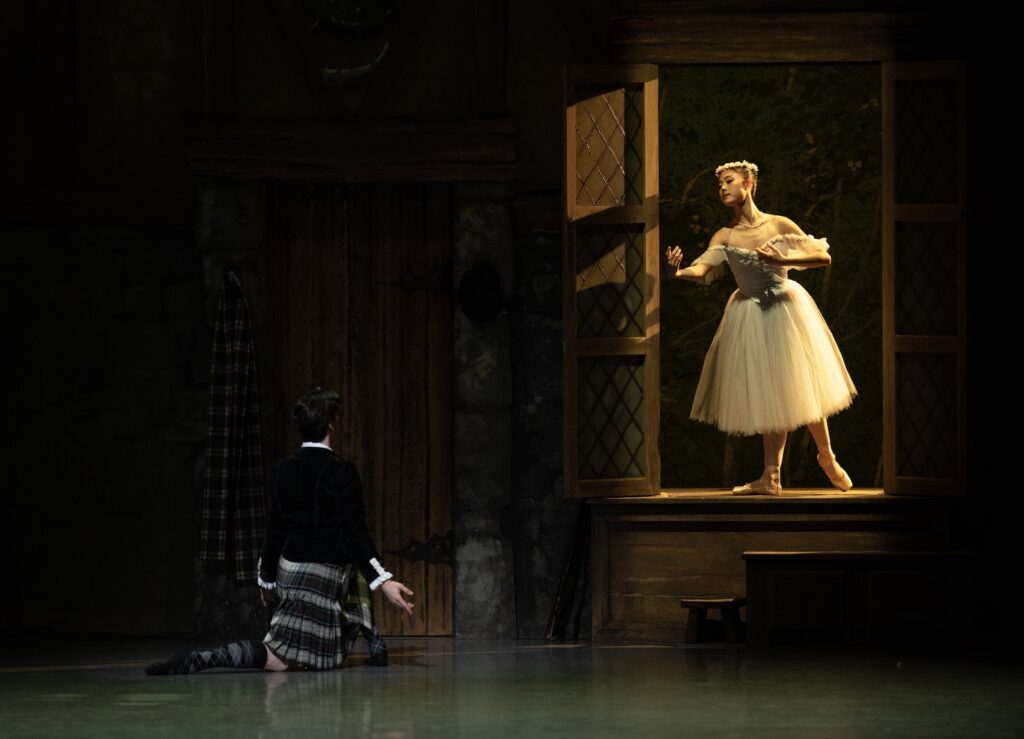 Wona Park and Joseph Walsh in Bournonville’s “La Sylphide” - Photo by Erik Tomasson.