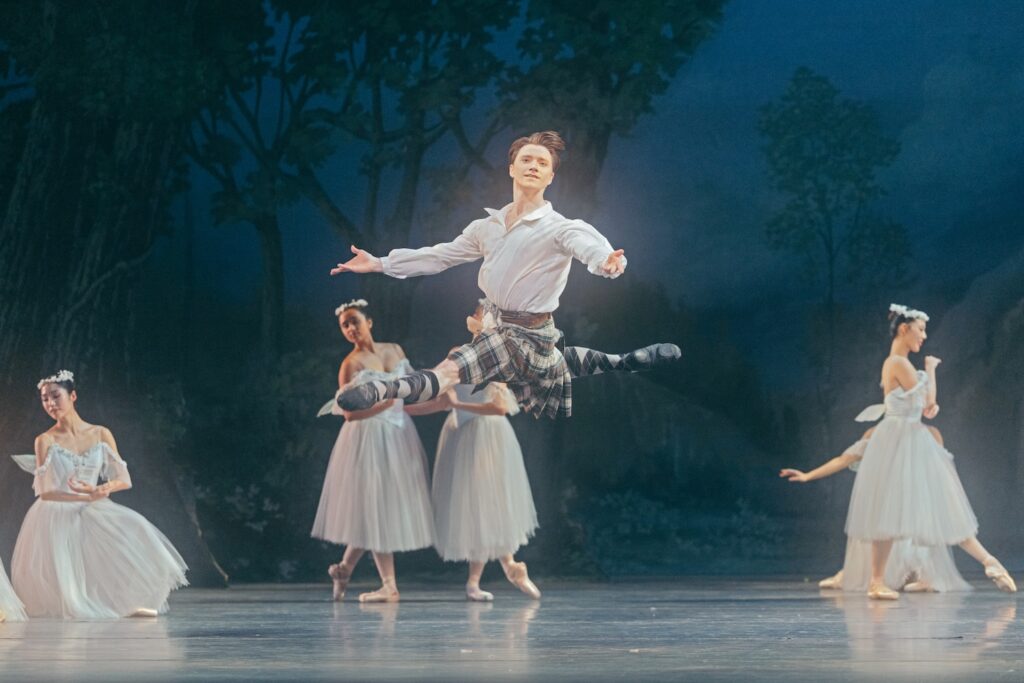 Alban Lendorf in San Francisco Ballet’s “La Sylphide” - Photo by Lindsey Rallo.