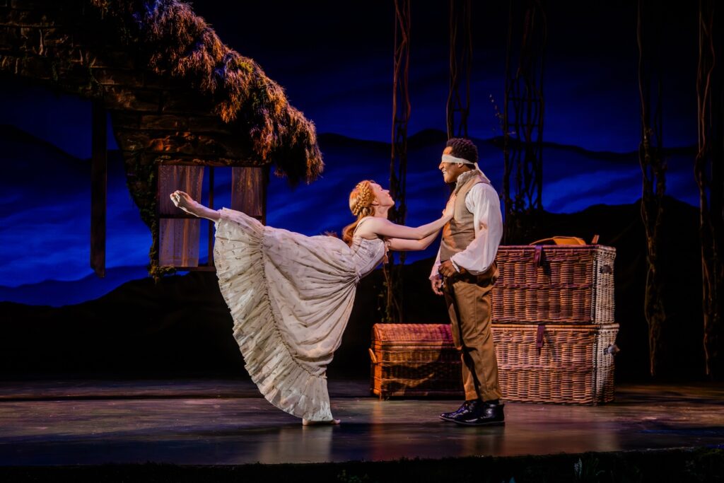 Kylie Victoria Edwards and Daniel Yearwood in Brigadoon - Photo by Jeff Lorch.