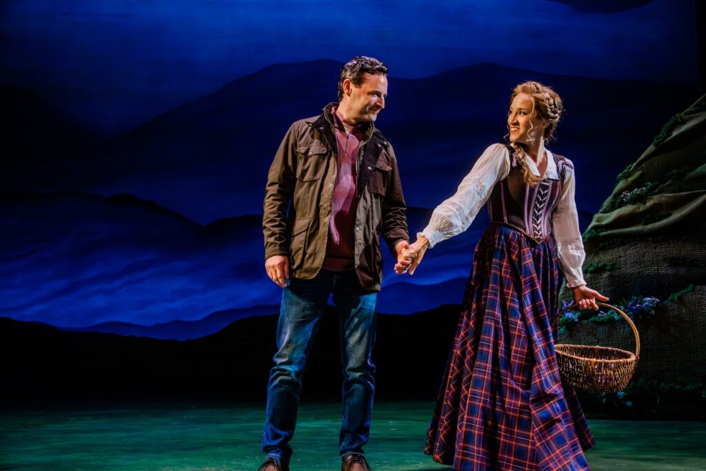 Max Von Essen and Betsy Morgan in "Brigadoon" - Photo by Jeff Lorch.