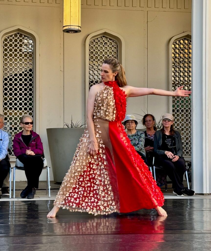 Deborah Rosen & Dancers - Sara Scrimshaw in "Gaia" by Deborah Rosen - Photo by Jamie Nichols.