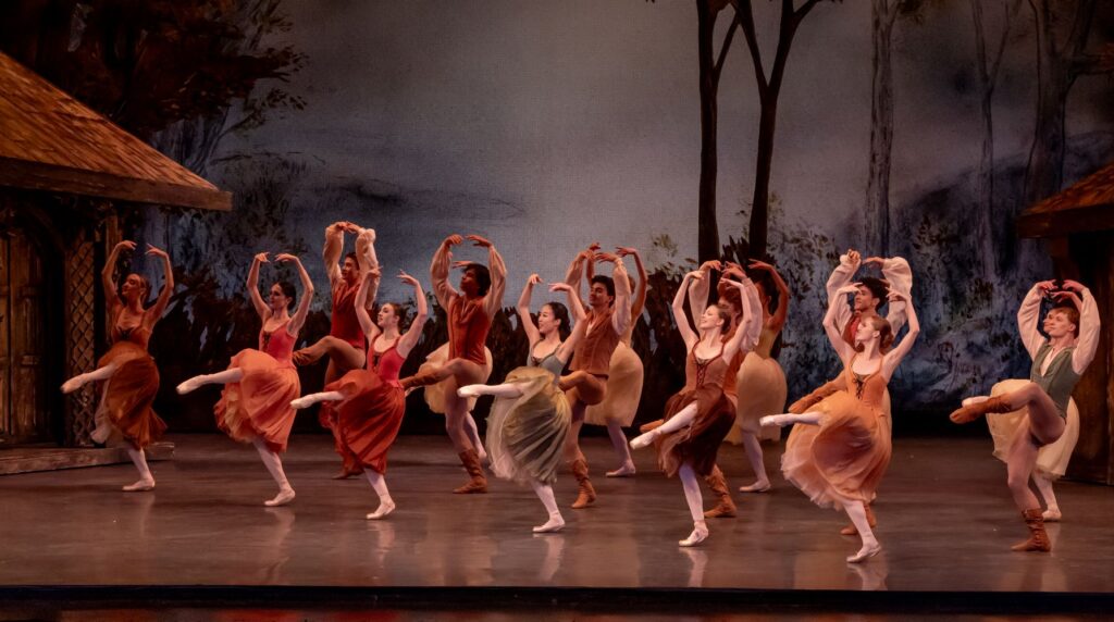 Los Angeles Ballet - Act I of "Giselle" - Villagers - Photo by Cheryl Mann.