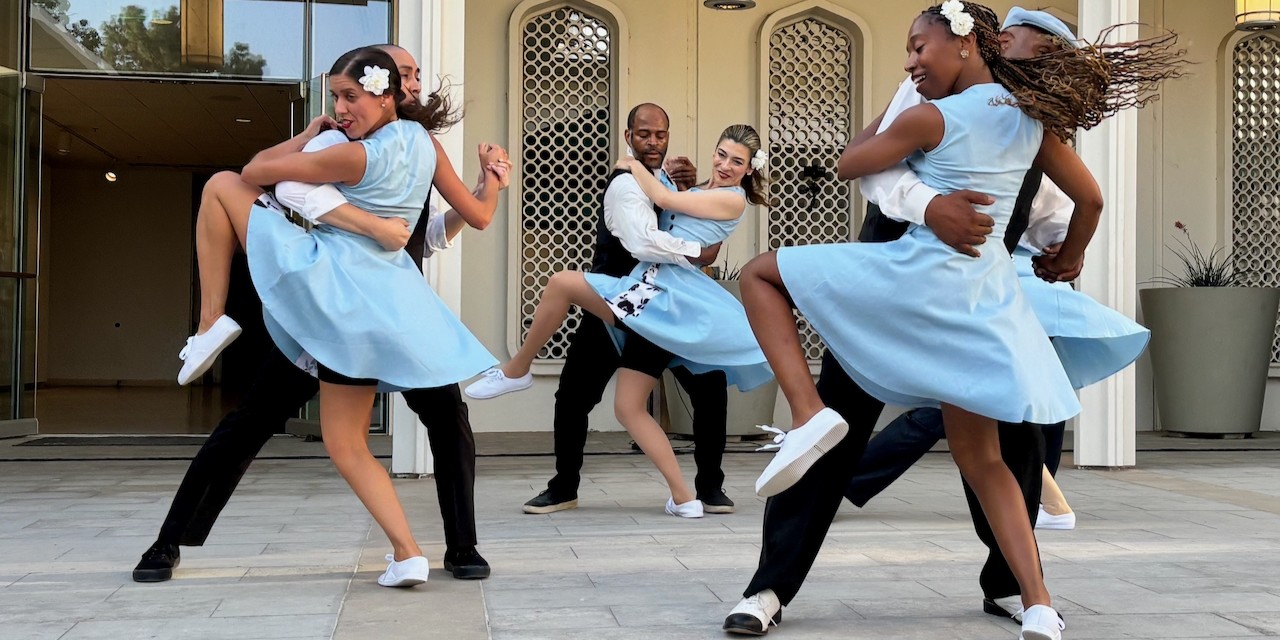 LA Swing Dance Posse at the Brand Brought a Smile to Many Faces