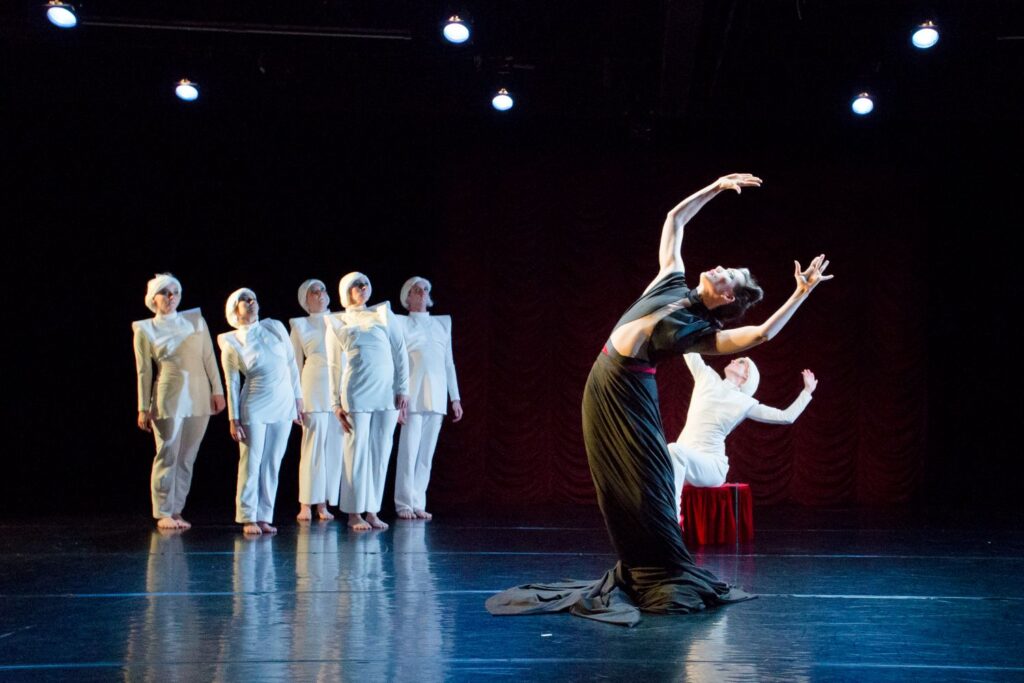 NEDT Wanted 2026 - "In for Me (INFAMY)", co-choreographed by Nancy Evans Doede and Jenn Logan - Photo by Ayame Orlans.