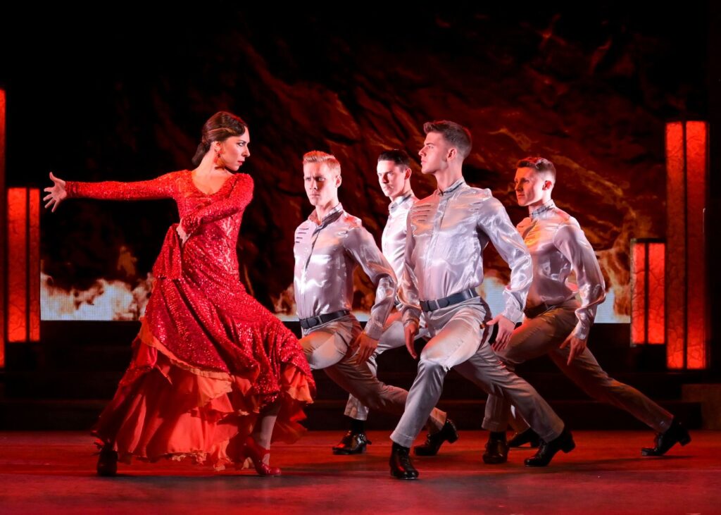 Riverdance in "Firedance" - Photo courtesy of Segerstrom Center for the Arts.