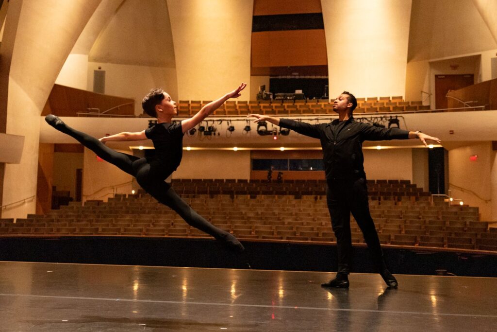 Adrian Blake Mitchell coaching Spencer Collins - Photo by Sarah Madison Photography