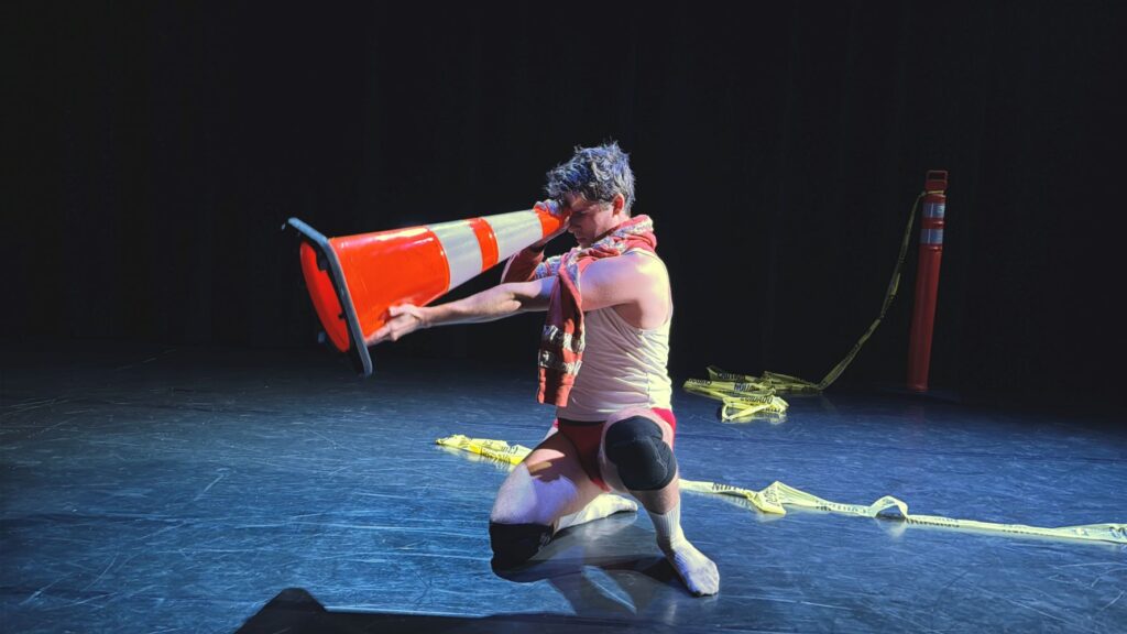 BEHOLD! - Avery Polster in "Hit and Run" - Photo by Patrick Kennelly.