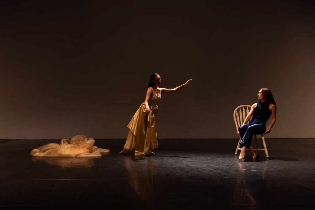BrockusRED - Hannah Joo and Julienne Mackey in their "Acceptance" - Photo by Don Hannah.