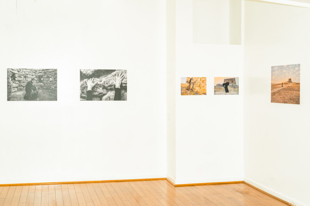 "Between Earth and Sky: Nuraghe Piscu, Sardinia" by Elizabeth Yochim - Exhibition photo by Domenico Cortese.