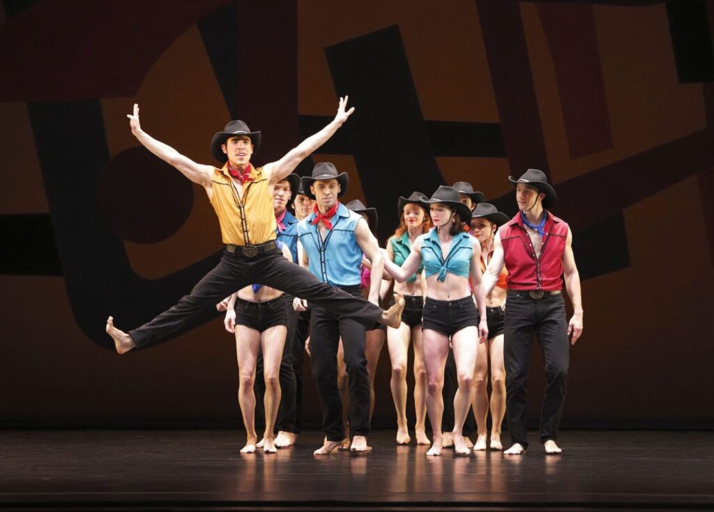 Paul Taylor Dance Company in "Dilly Dilly". Photo by Paul B. Goode.