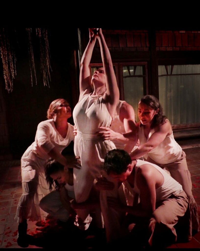 "Broadway Gamble Ramble" - "One Day More" from Les Miz - Performers: Nola Gibson, Caterina Mercante, Molly Mattei, Austin Roy, Lenard G Malunes,Teya Wolvington - Photo by Robert Kunstmann.