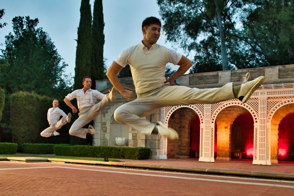 Mixed eMotion Theatrix in "Gatsby Redux" at the Greystone Mansion - Photo by Barry Weiss.