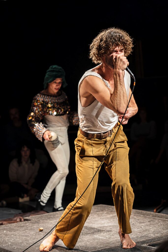 (L-R) François Chaignaud and Aymeric Hainaux in "Mirlitons" - Photo by Chanel Foster.