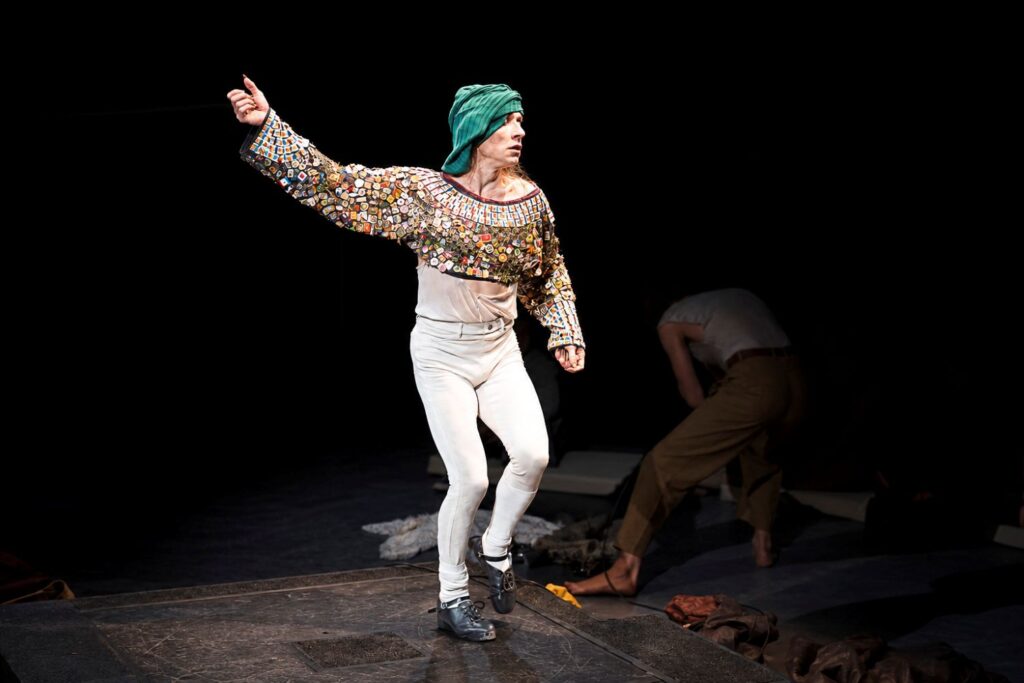 (L-R) François Chaignaud and Aymeric Hainaux in "Mirlitons" - Photo by Chanel Foster.